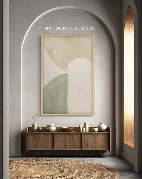 تبلو نقاشی مینیمال برای دکوراسیون